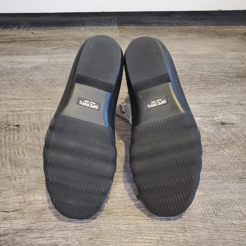 Sperry Black and Gray Kids Rain & Snow Boots - Picture 9 of 9